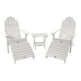 Mountain Bluff Adirondack Chair with Ottoman