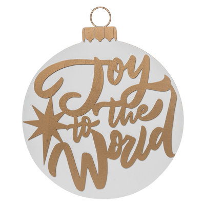 Christmas Text & Numbers Decorative Accent