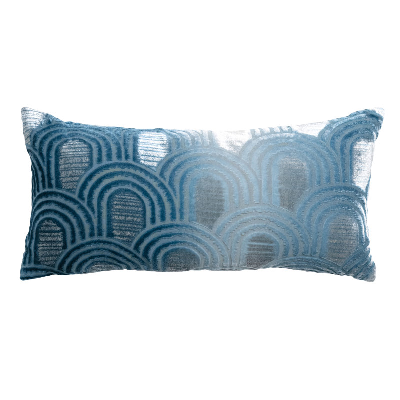 Endless Velvet Pillow Velvet Throw Pillow, Denim