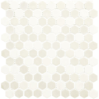 Uptown Glass 1" Hexagon Mosaic (18 PC Per Carton) (16.92 SQFT Per Carton)