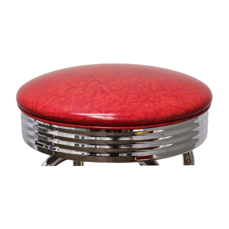 Tabouret tournant 30 ", Rouge