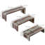 Torched 3-Piece Tiered Stand Set