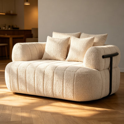 64" Oversized Boneless Chair Chaise Lounge