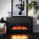 Ashmun Wide Mantel With Linear Electric Fireplace