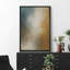 «Blue and Brown Abstract Gradient Art», reproduction d'art sur toile encadrée-120783489-120783494