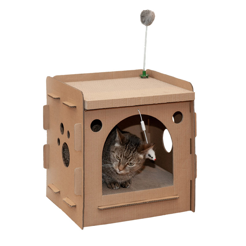 Tiger Tough Condo Hideaway Scratcher House