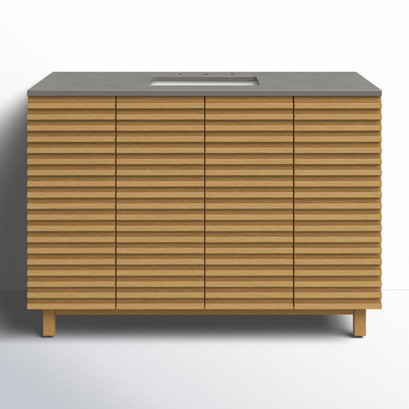 Drammen Horizontal Linear 48'' Single  Sink Vanity