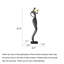 Ornement figurine d'art abstrait italien en résine