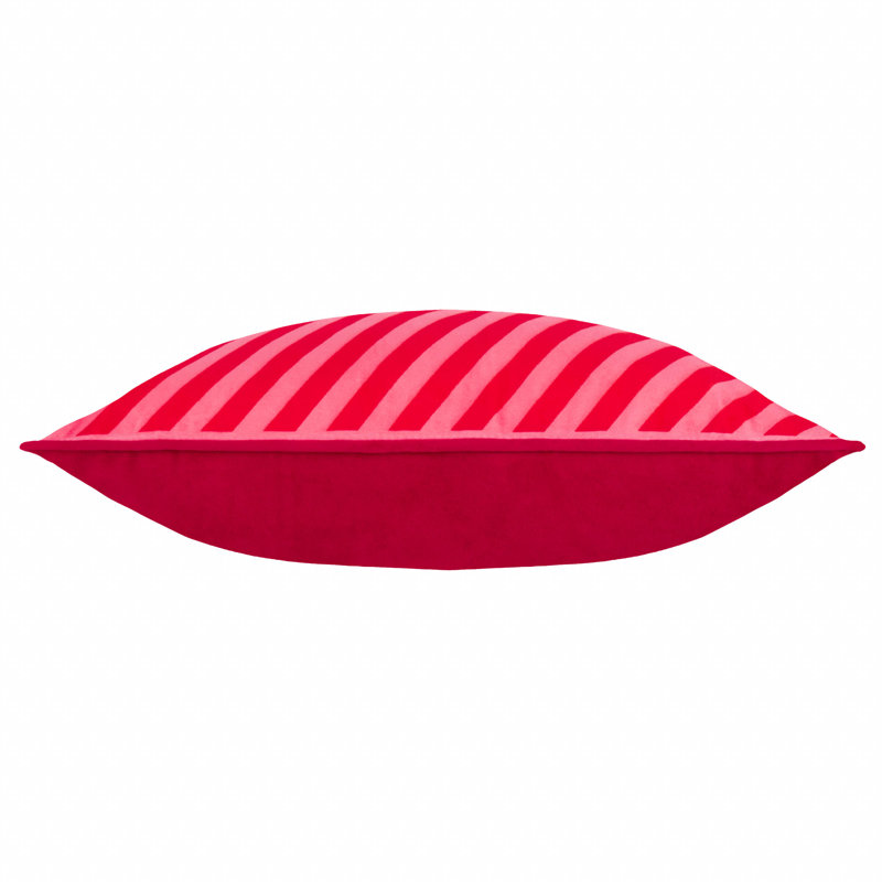 Alxis Abstract Red Rectangular Throw Cushion Cover