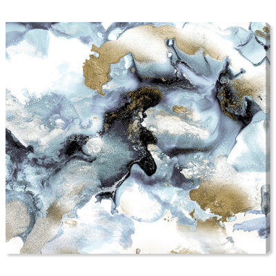 Lointain - peinture sur toile tendue