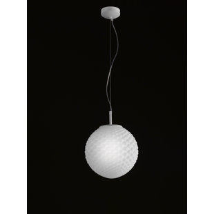 Domino 1 - Light White Sphere Pendant