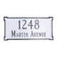 Plaque d'adresse sur deux lignes New Yorker-130187481-131416596