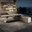 86.61"Modern minimalist L-shaped executive desk-1650628103