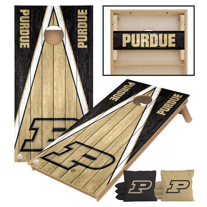 Victory Tailgate | 2x4 Collegiate Cornhole Boards, Purdue Boilermakers
