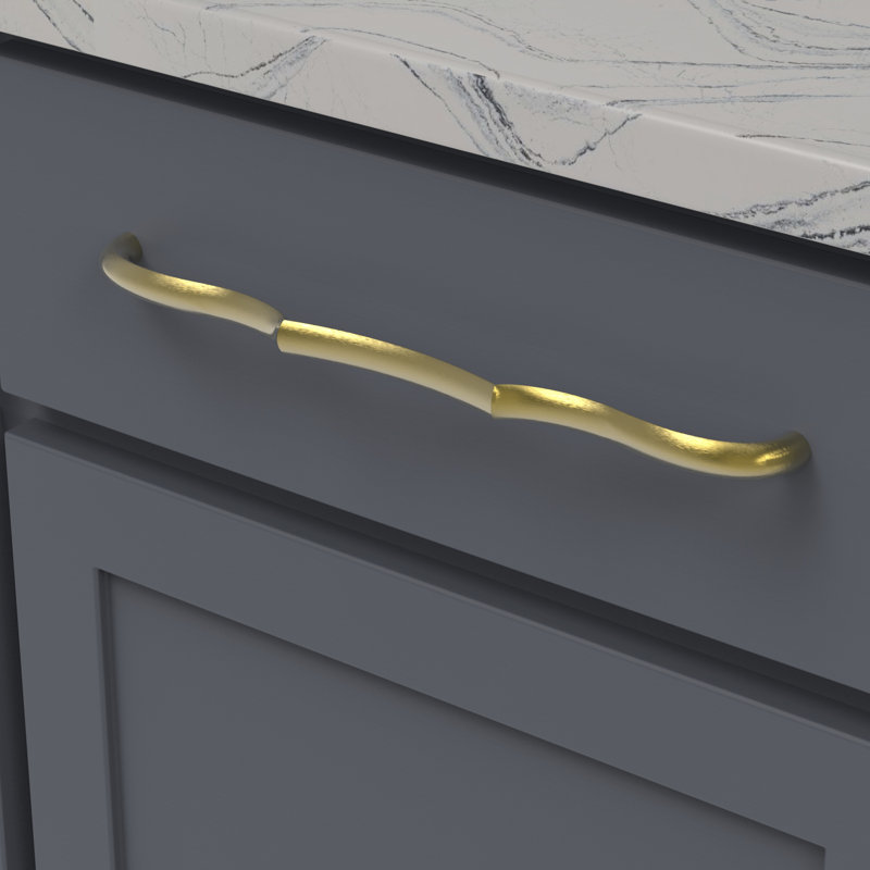 Trellis Bar / Handle Pull, 12", Elusive Golden Nickel