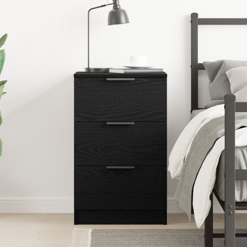 40cm W Manufactured Wood Bedside Table