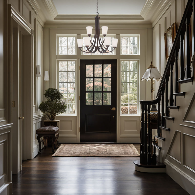 Raborn 9 - Light Dimmable Tiered Chandelier