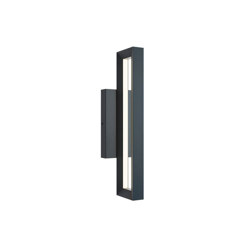 Applique murale en aluminium Zharick, Noir