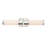Wilder - 2-Light Bathroom Vanity Light - 20.8"W - Polished Nickel - White Glass