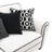 Adline Chenille Sofa With Accent Pillows