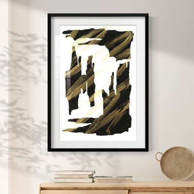 Onyx Obelisks II -Framed Print