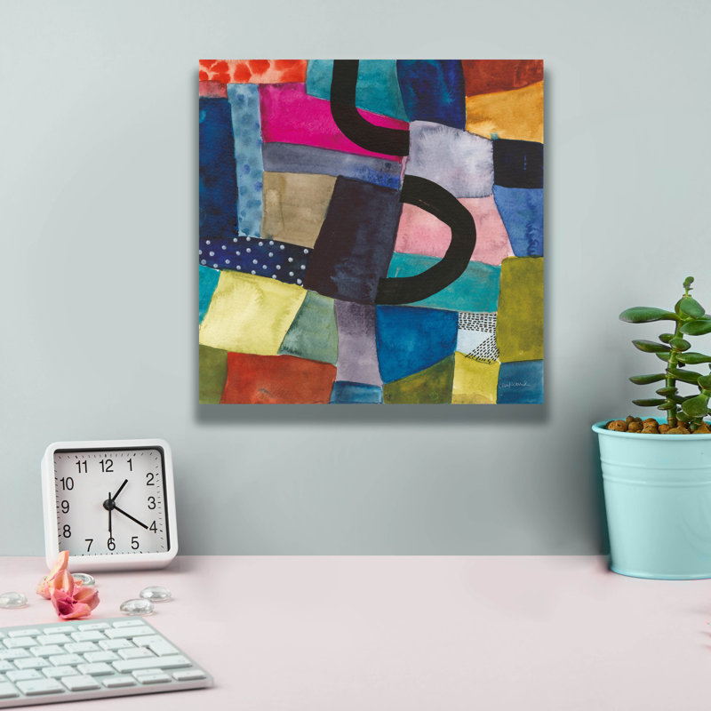  «Freeway 2» par Cheryl Warrick, art mural sur toile, 12 po x 12 po