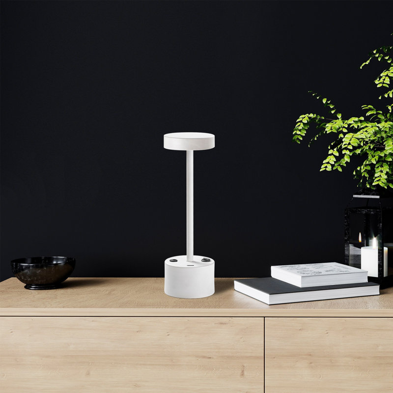 Lampe de bureau Chamond, Blanc