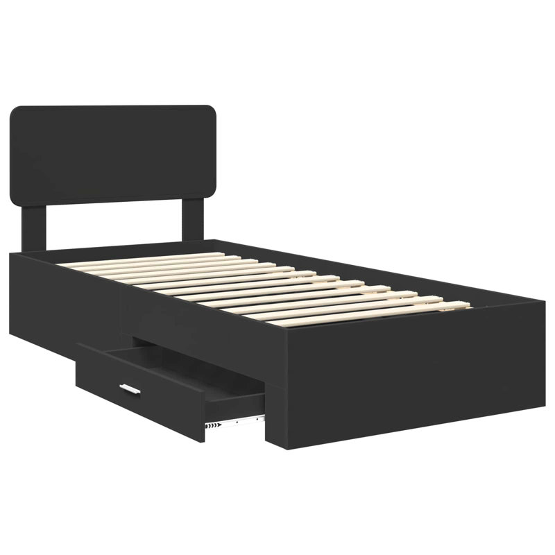 Bed, Small Single (2'6), Black