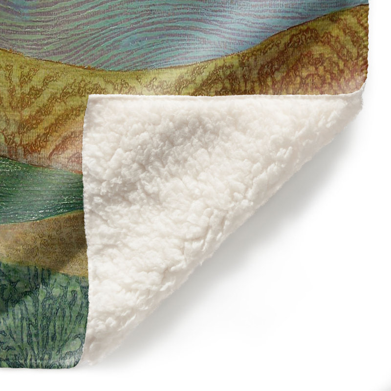 Couverture sherpa doux à l’incandescence soirée, l 68 po x L 80 po