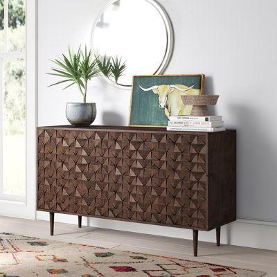 Arinze 58" Wide Sheesham Wood Sideboard by Corrigan Studio