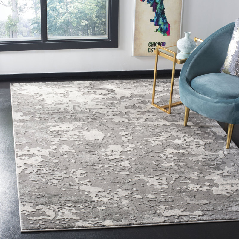 Dulce Performance Abstract Rug, Rectangle 4' x 6'