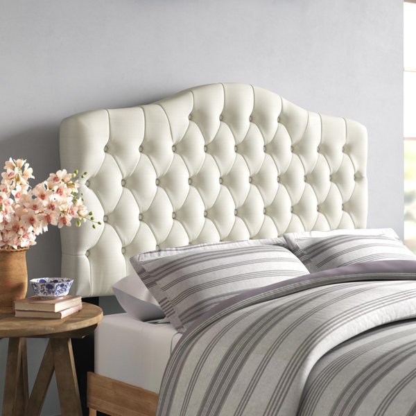 Alcott Hill® Laperle Button Tufted Upholstered Headboard & Reviews ...