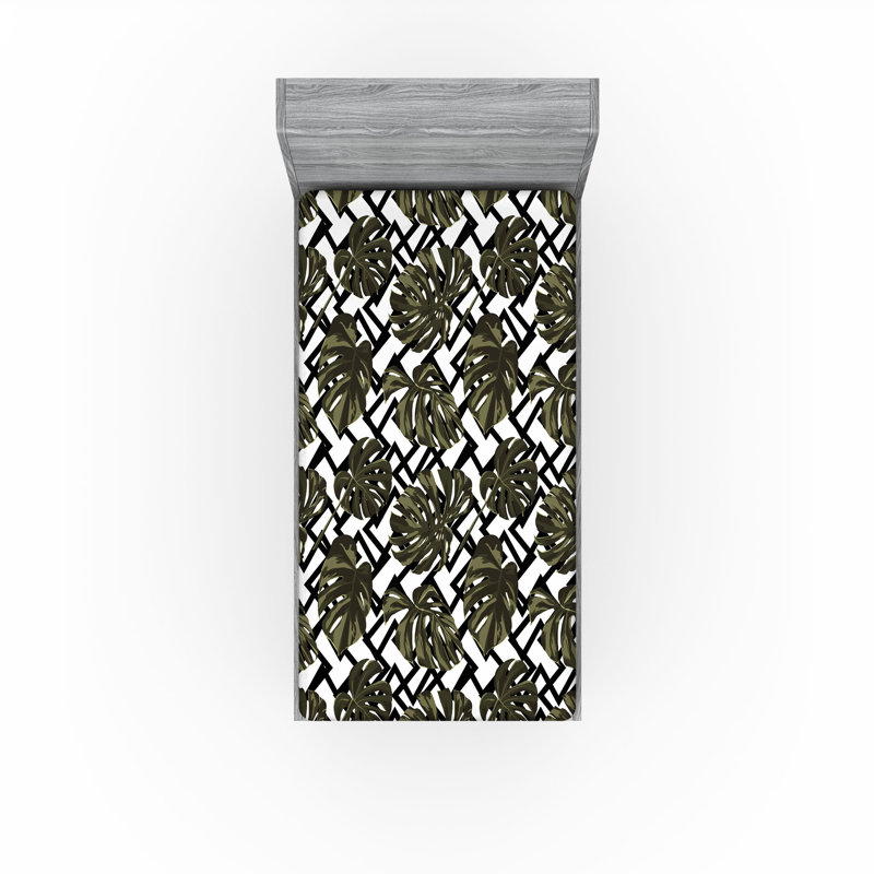 Drap-housse Ambesonne Monstera
