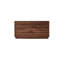 Commode d'appoint simple en noyer noir