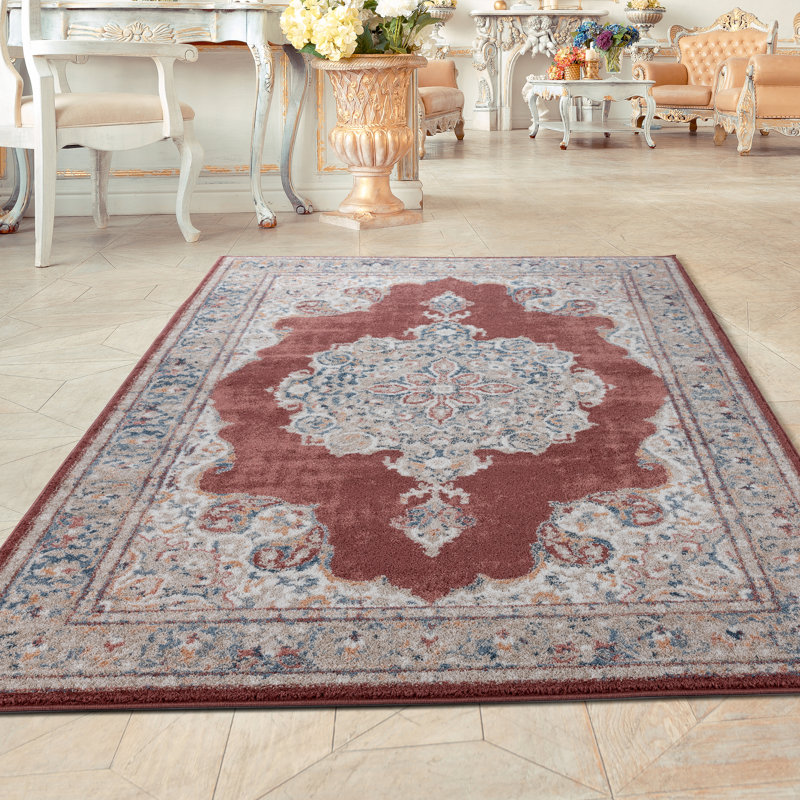 Tapis oriental rose, Rectangulaire 8 pi x 10 pi