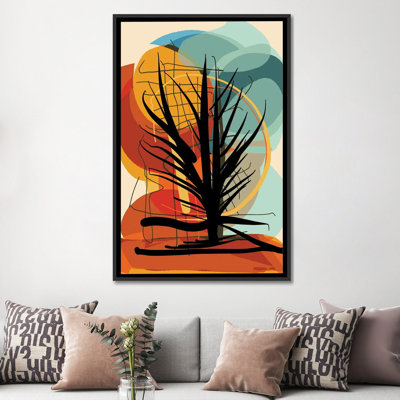Tree In The African Sunset by Emmanuel Signorino - Graphic Art on Canvas