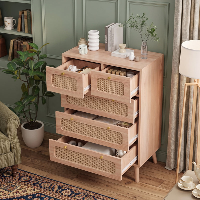 60 cm W Chest of 5 Drawers