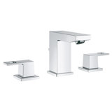 Eurocube® Widespread Bathroom Faucet with Drain Assembly