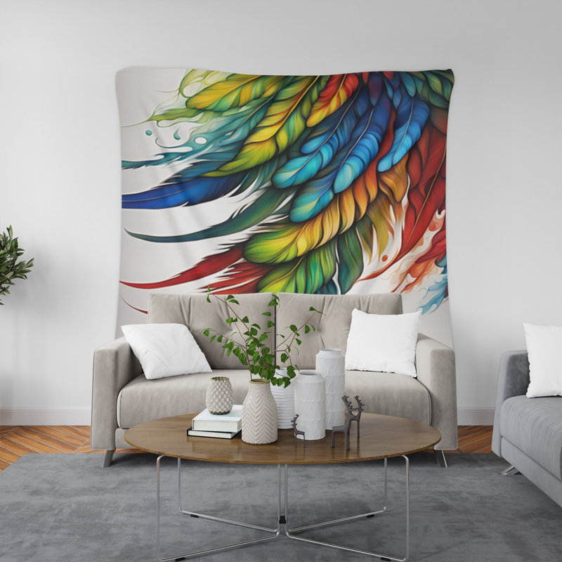 Tapisserie murale, H 88 po x l 104 po x P 1,2 po