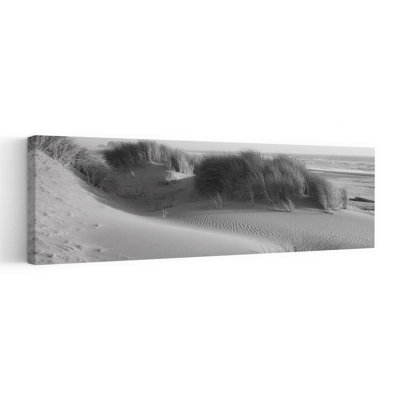 Grass On The Beach, Pacific Ocean, Bandon State Natural Area, Bandon, Oregon, Usa Abstract Contemporary Beach Nature Wall Art