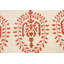 Tapis ivoire en laine noué à la main de conception unique 6 pi 3 po x 9 pi 7 po