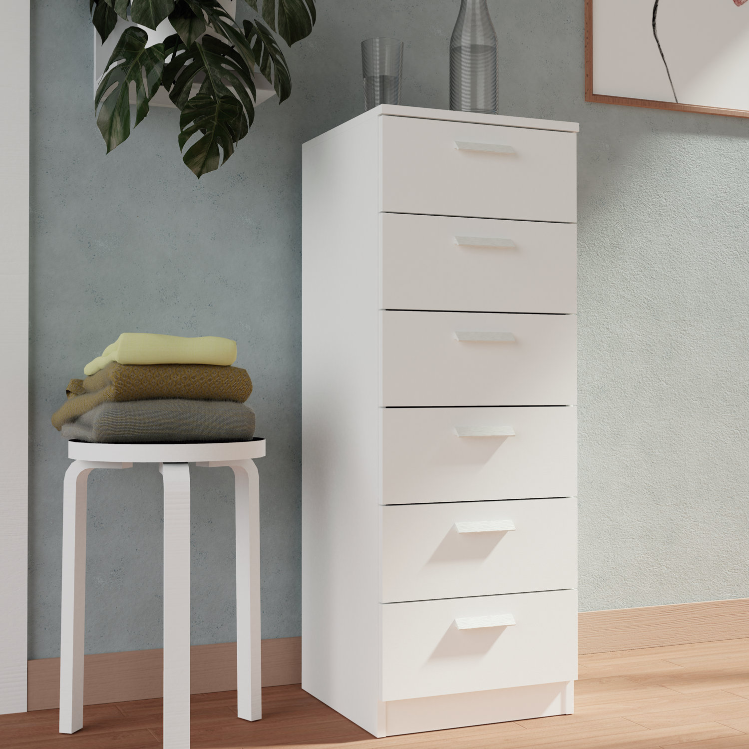 Wayfair white gloss chest deals of drawers