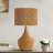 24" Bedside Natural Rattan Table Lamp