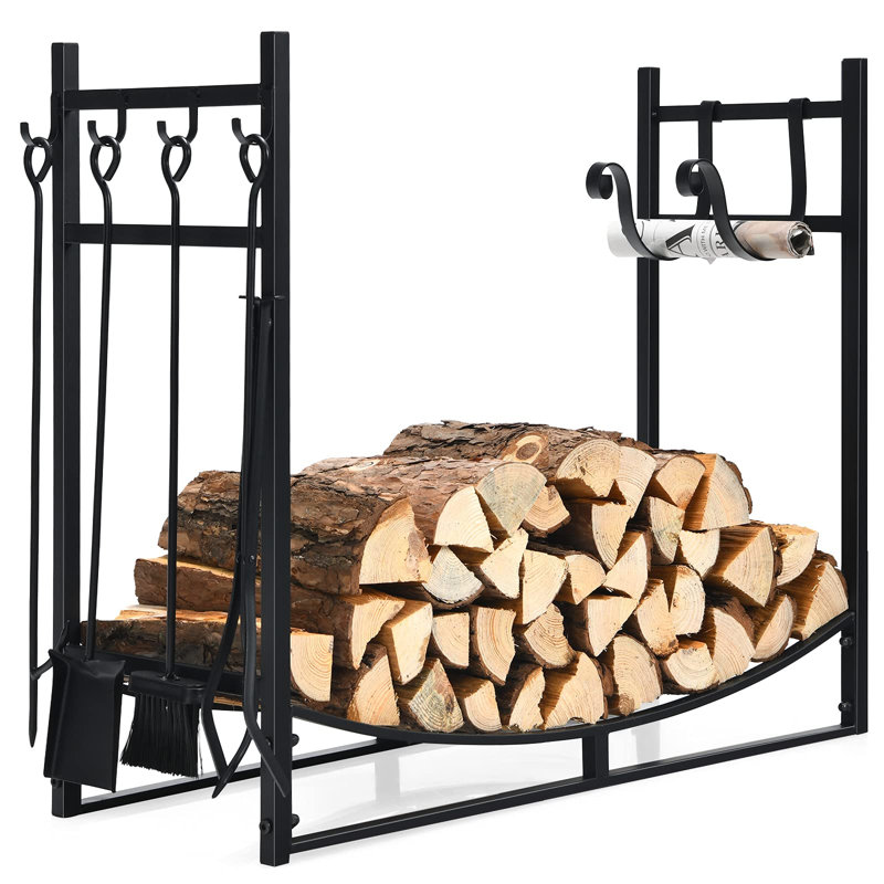 Tosca 91.4cm W x 33cm D Metal Log Store