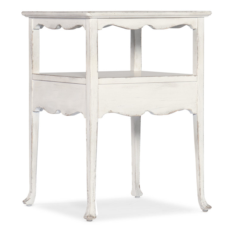 Charleston One-Drawer Accent Table, Magnolia White