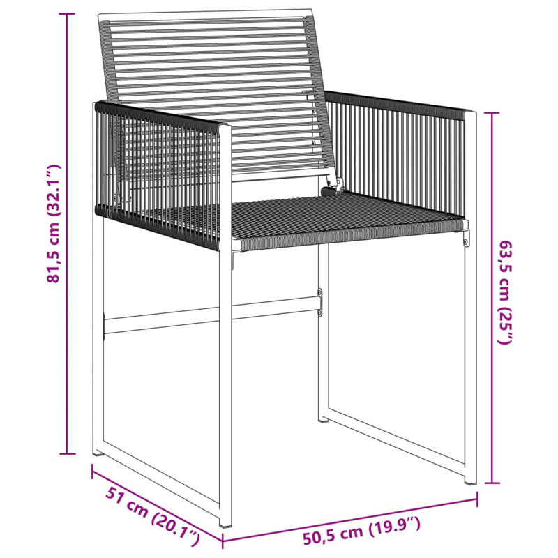 Patio Dining Accent Chair
