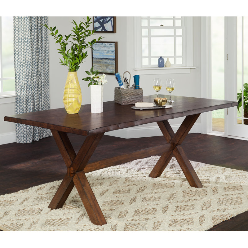 Willilams Solid Wood Trestle Dining Table