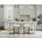 Elegant Beige 30-Inch Barstool with Barley Twist Legs and Linen Upholstery-36141793-46521155