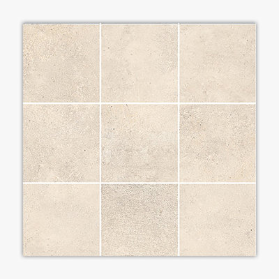 Clay 12" x 12" Porcelain Grid Mosaic Wall & Floor Tile