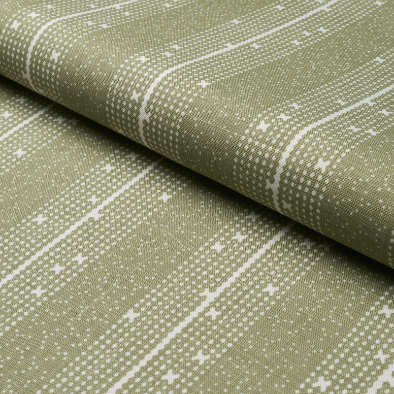 Tissu rayé Schumacher X Veere Grenney Stella, Mousse